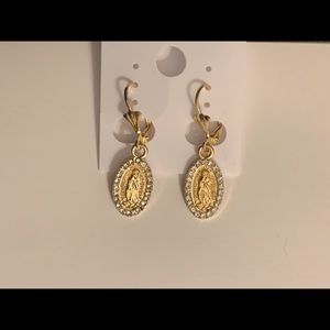 Guadalupe gold plated earrings